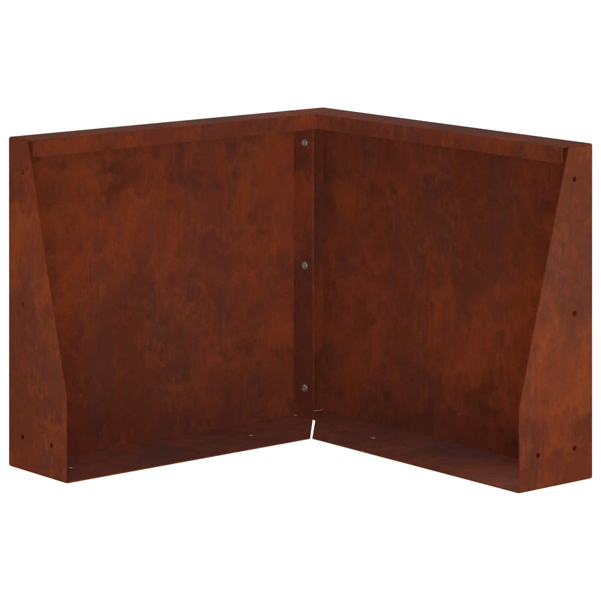 Retaining Wall 50 x 50 x 30 cm Weathering Steel Rusty