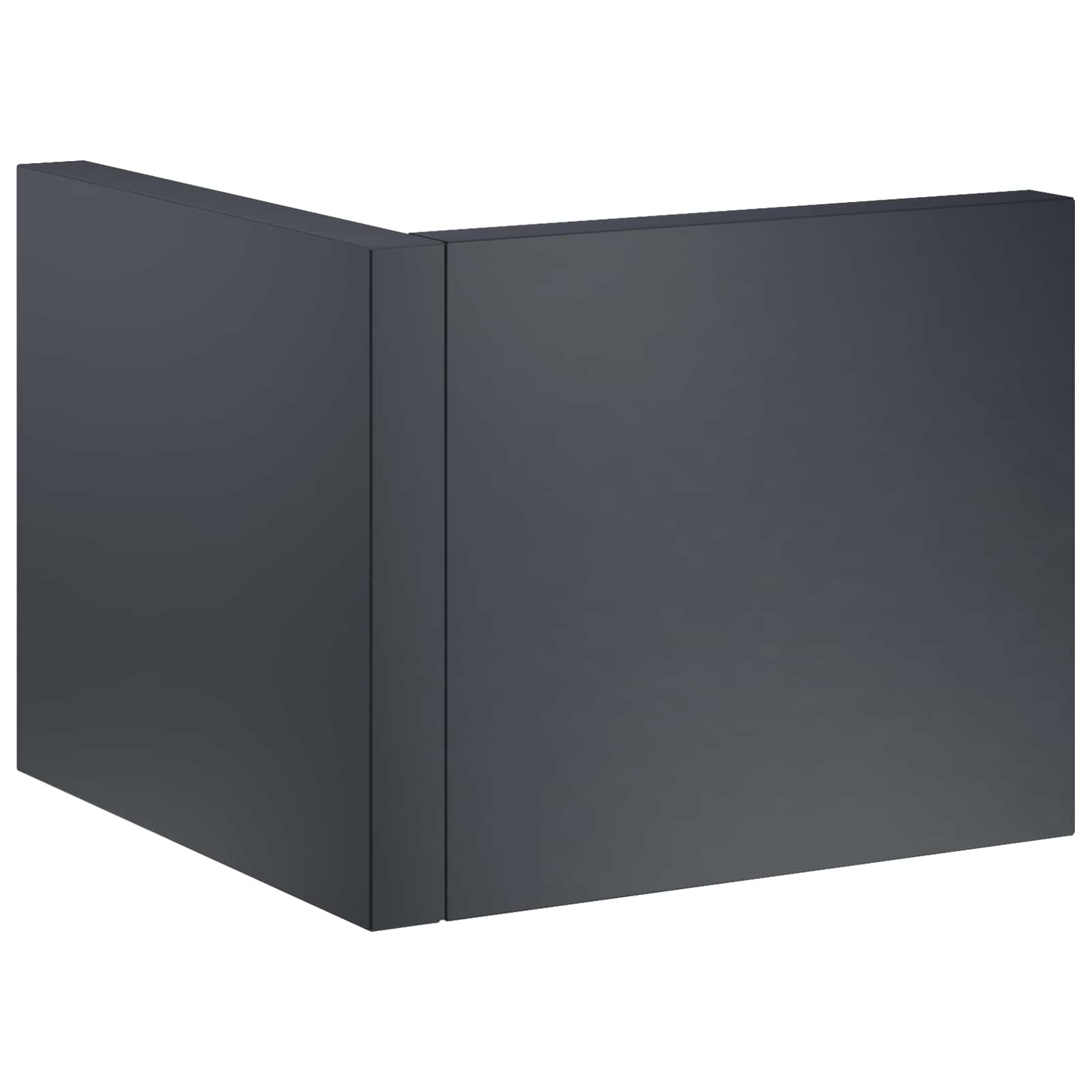 Retaining Wall 50 x 50 x 50 cm Steel Anthracite