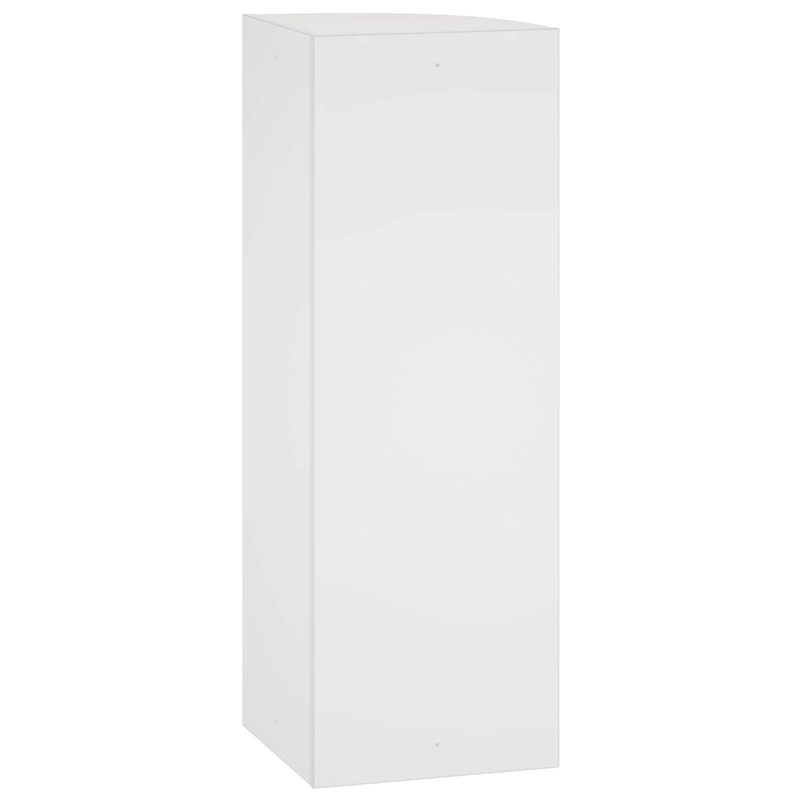 Wall Mounted Corner Shelf 3-Tier 31.5 x 31 x 90 cm