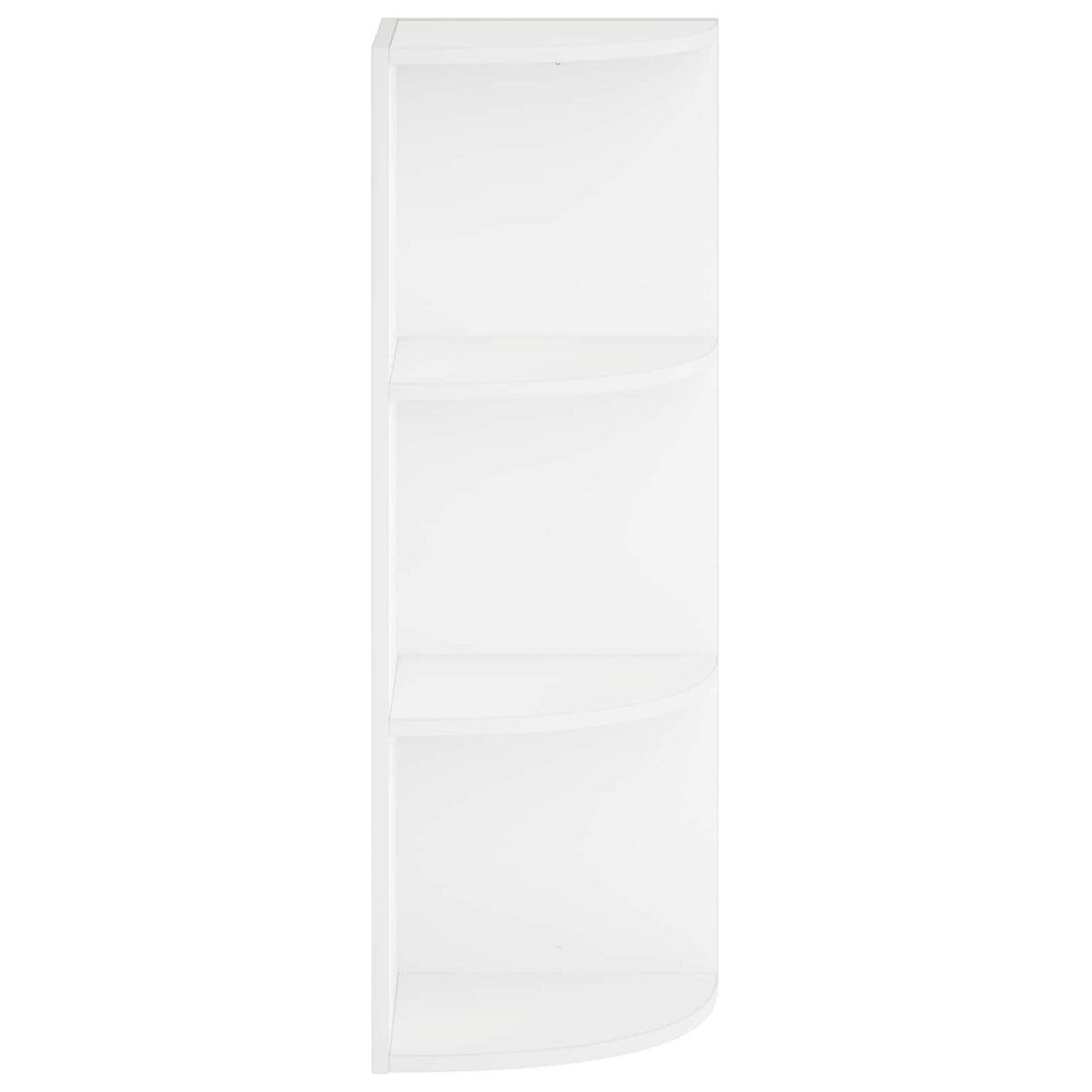 Wall Mounted Corner Shelf 3-Tier 31.5 x 31 x 90 cm