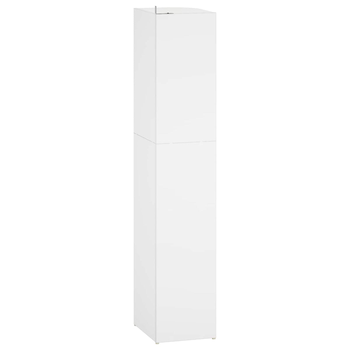 Corner Shelf 5-Tier 25 x 31 x 131 cm Engineered Wood White