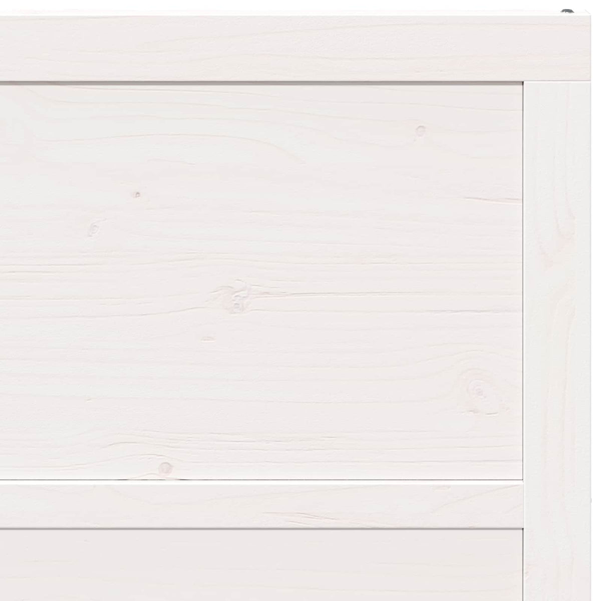 Barn Door White 80 x 2,5 x 208 cm Solid Pine Wood
