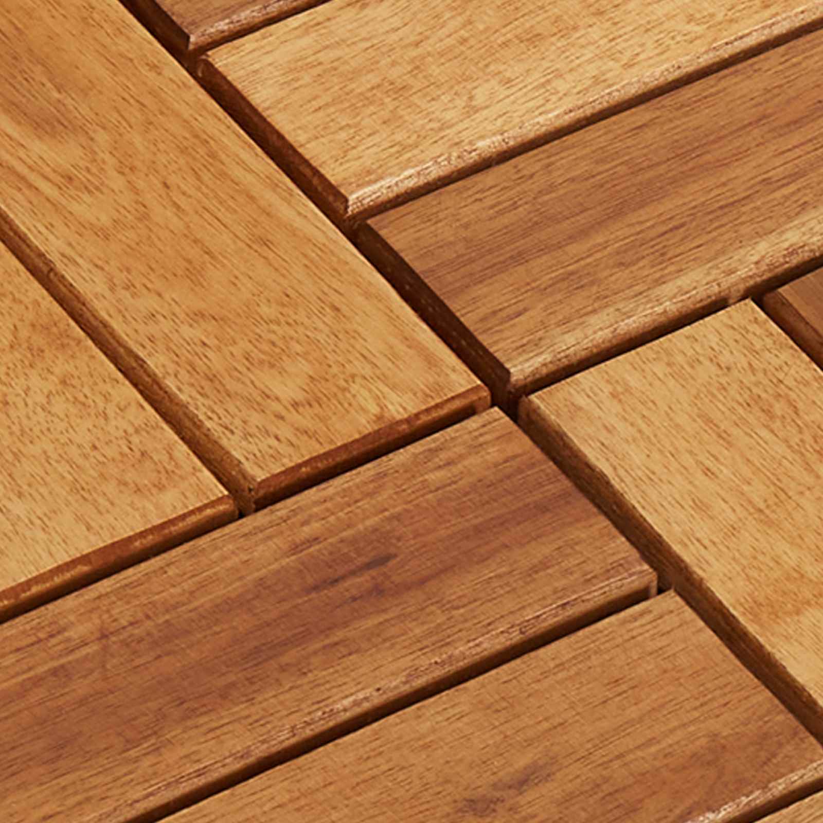 Decking Tile 20 pcs Brown 30 x 30 cm Acacia Hardwood