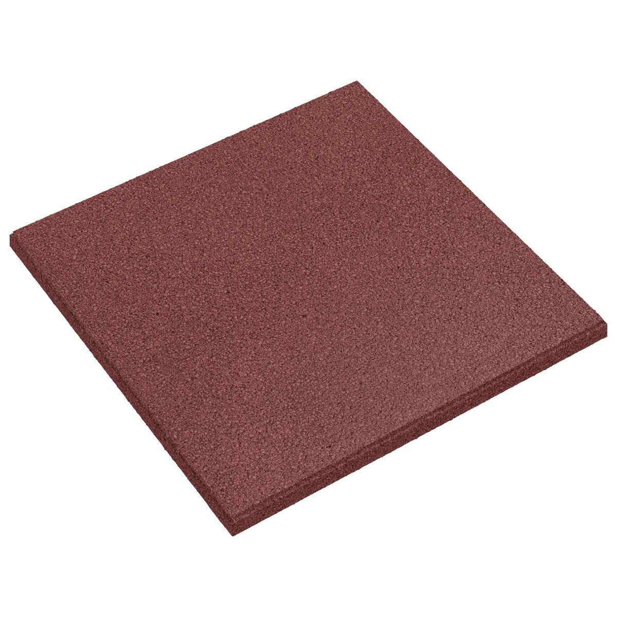 Fall Protection Tiles 24 pcs Red 50 x 50 cm Rubber