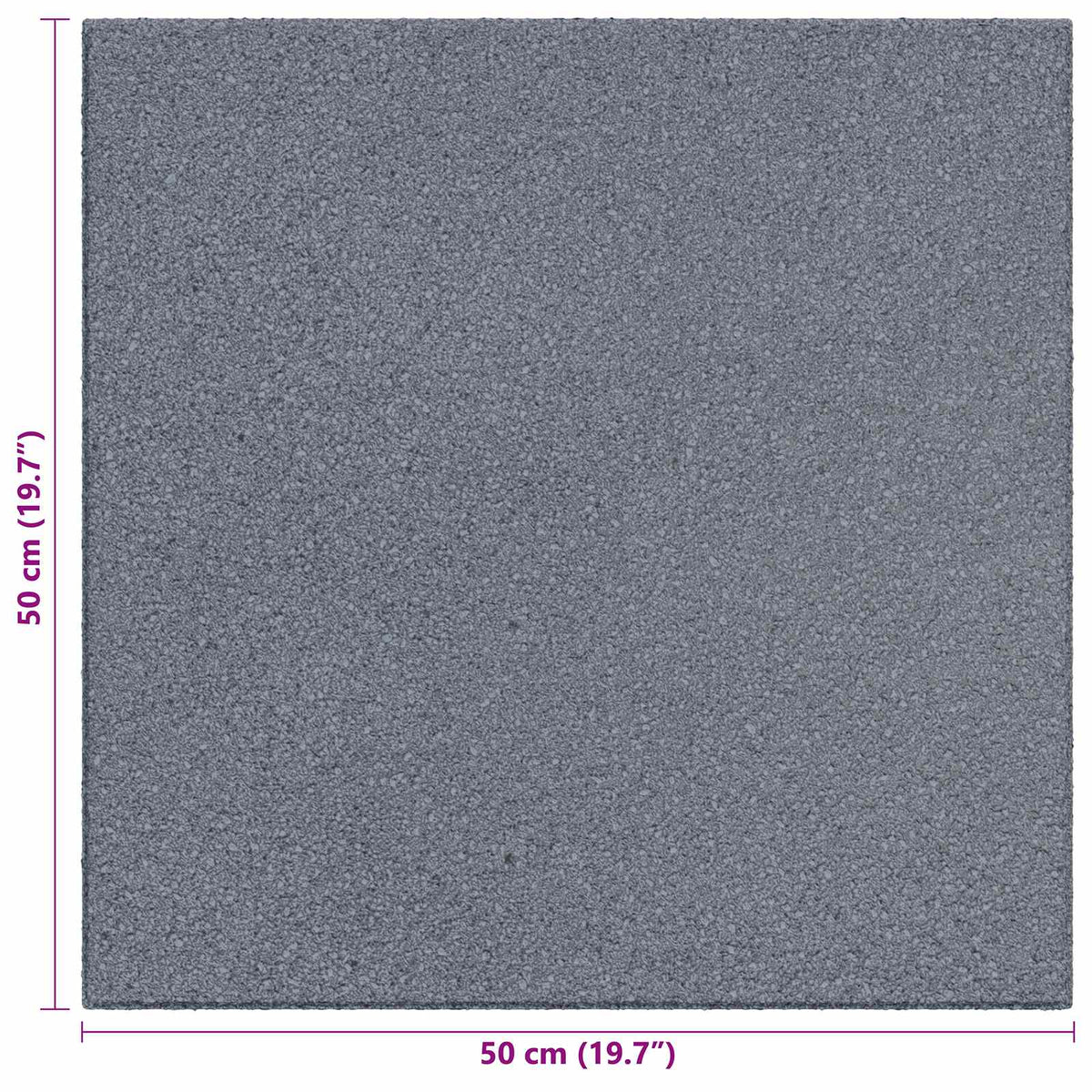 Fall Protection Tiles 24 pcs Grey 50 x 50 cm Rubber