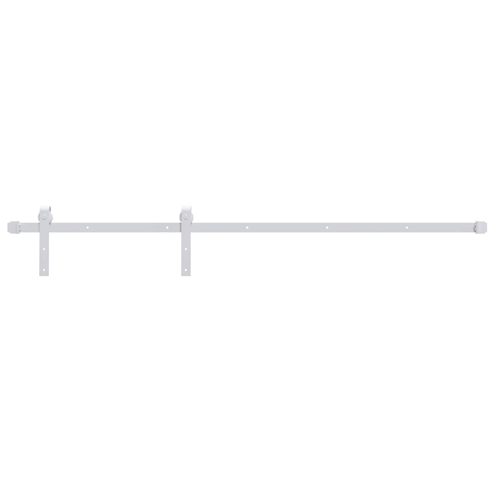 Sliding Door Natural and White 100 x 210 cm Solid Pine Wood