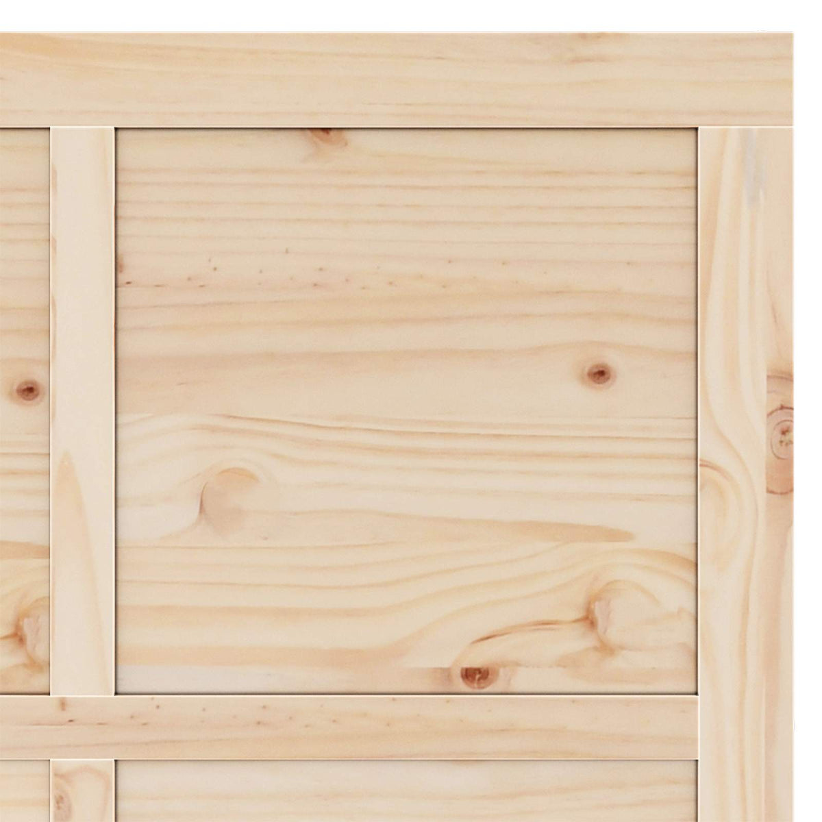 Sliding Door Natural 90 x 208 cm Solid Pine Wood