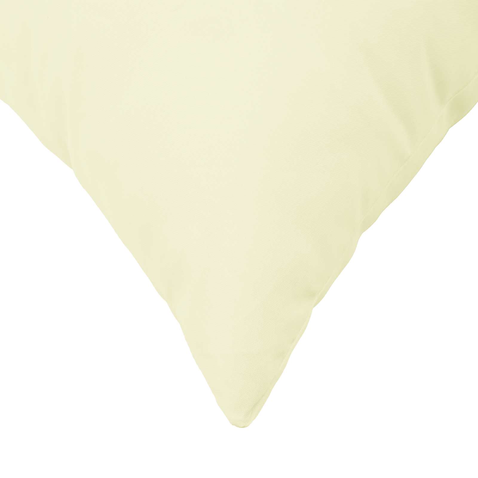 Cushion with Pillow HEERLEN 2 pcs Cream Polyester