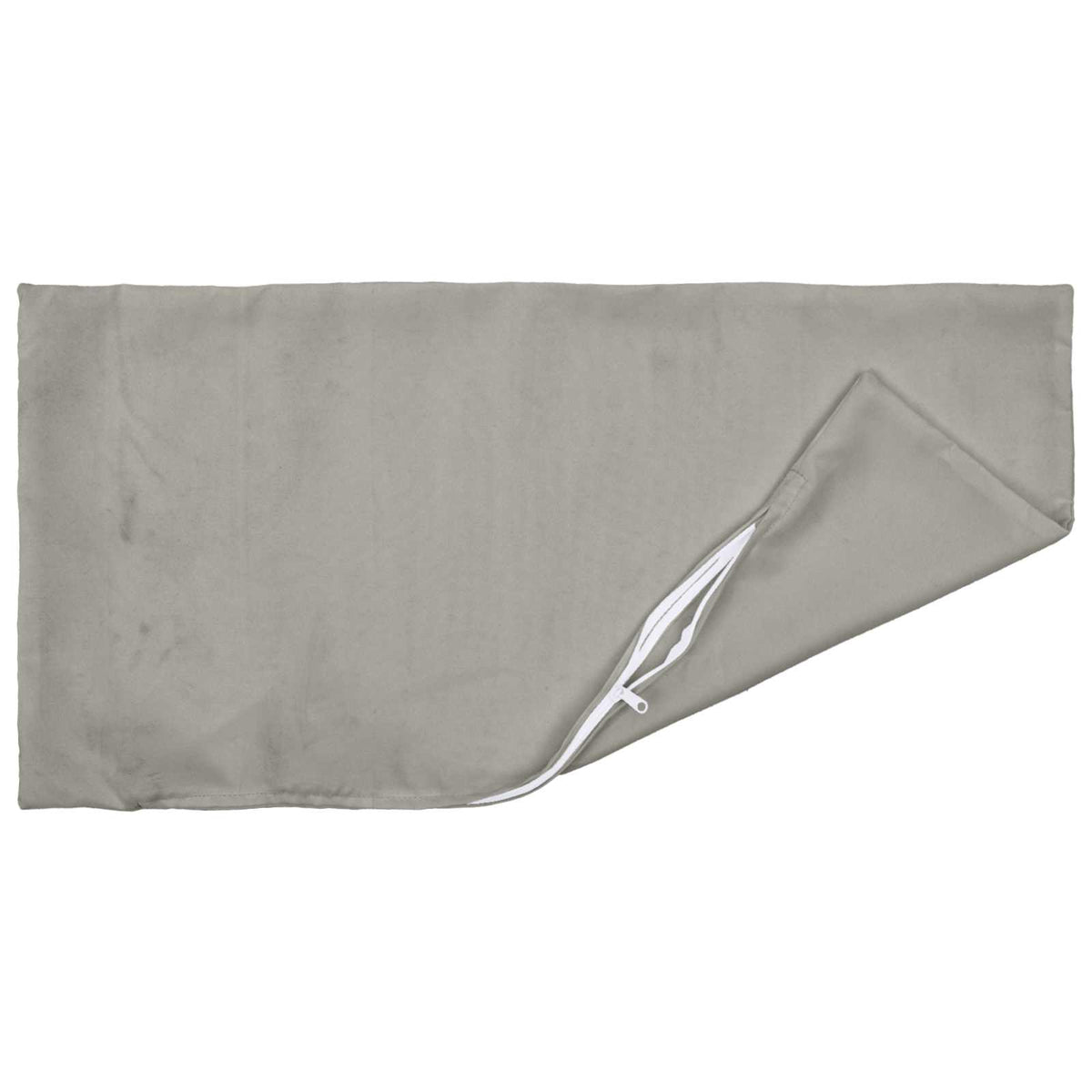 Cushion with Pillow HEERLEN 2 pcs Grey Polyester