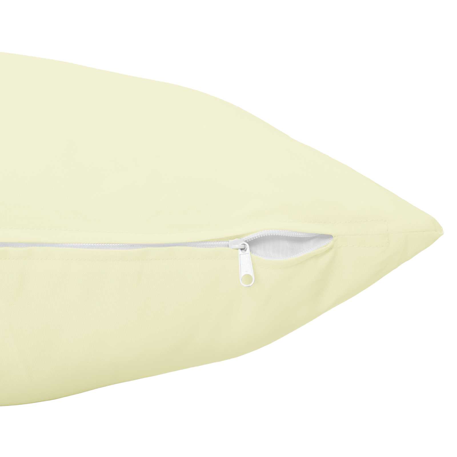 Cushion with Pillow HEERLEN 2 pcs Cream Polyester