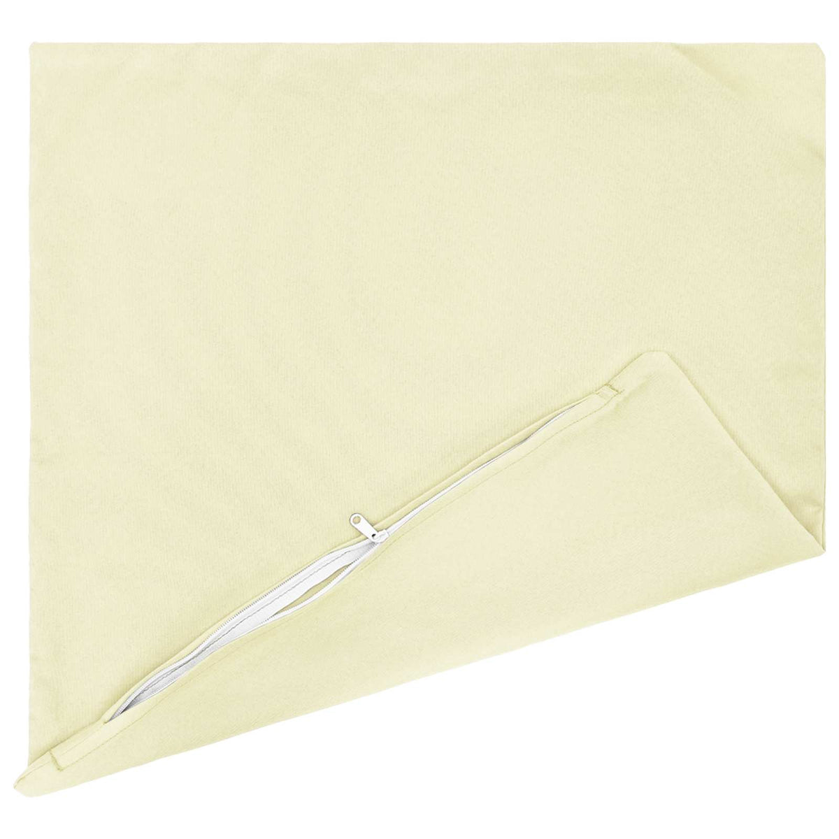 Cushion with Pillow HEERLEN 2 pcs Cream Polyester