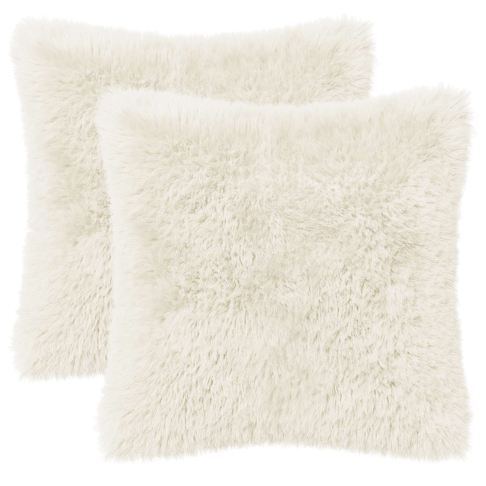 Cushion with Pillow HEERLEN 2 pcs White PV Fleece