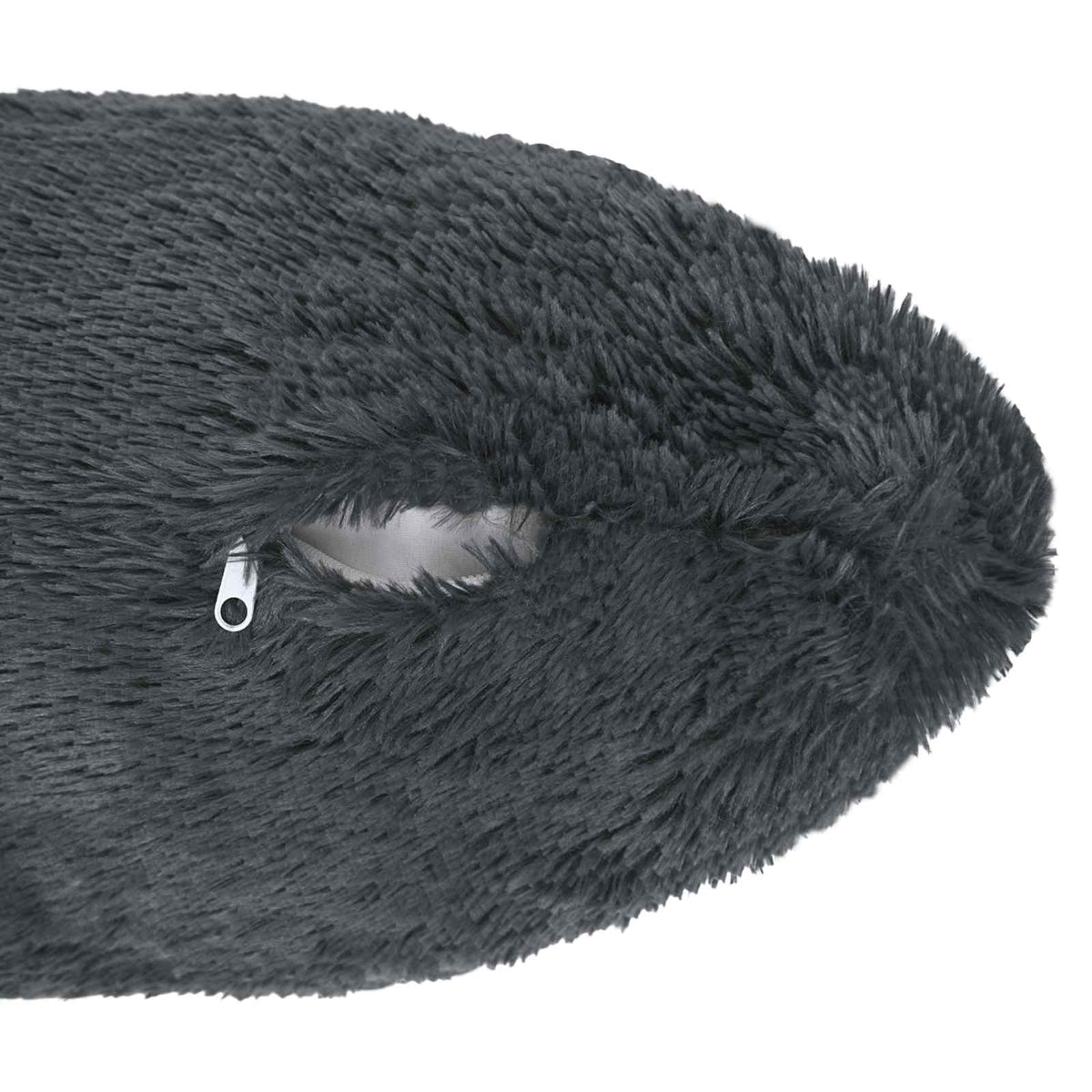 Cushion with Pillow HEERLEN 2 pcs Anthracite PV Fleece