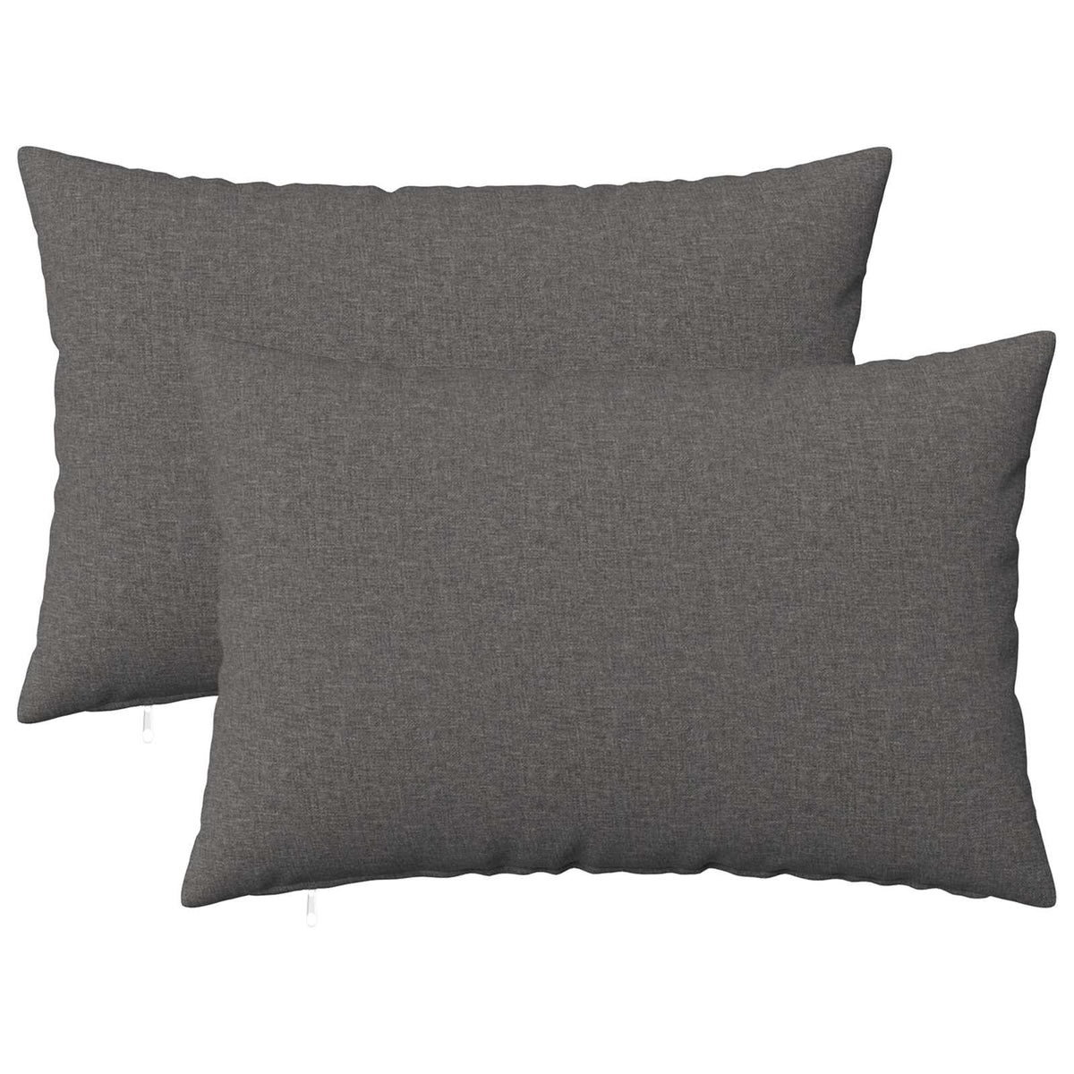 Throw Pillow 2 pcs HEERLEN Light Grey 40 x 60 cm Fabric