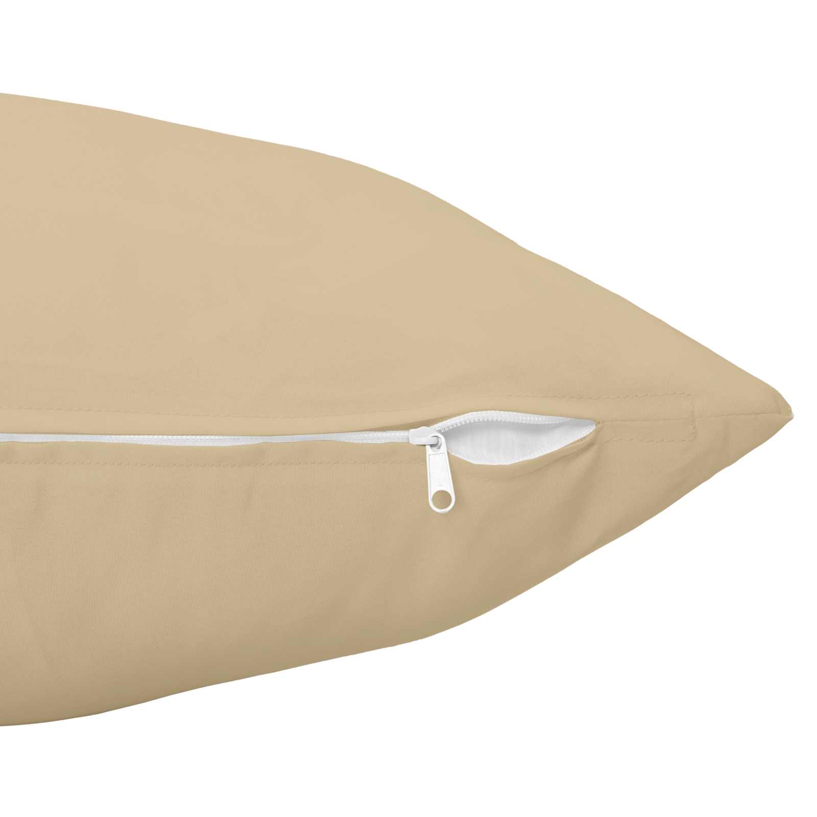 Cushion with Pillow HEERLEN 2 pcs Beige Polyester