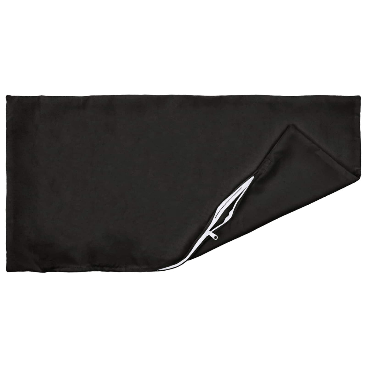 Cushion with Pillow HEERLEN 2 pcs Black Polyester