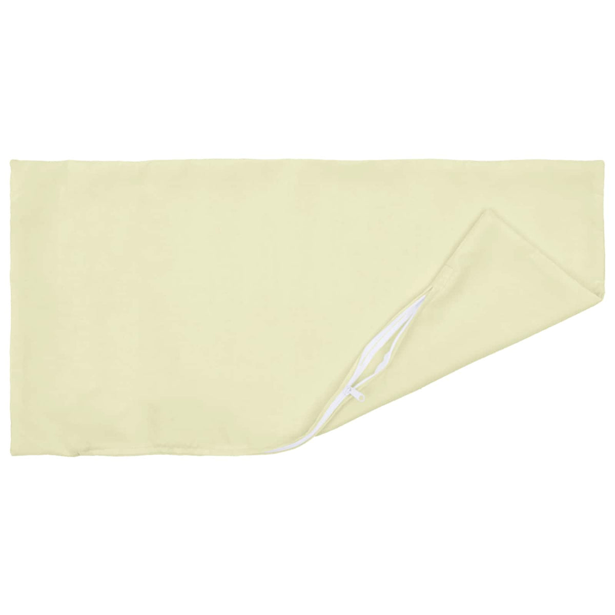Cushion with Pillow HEERLEN 2 pcs Cream Polyester