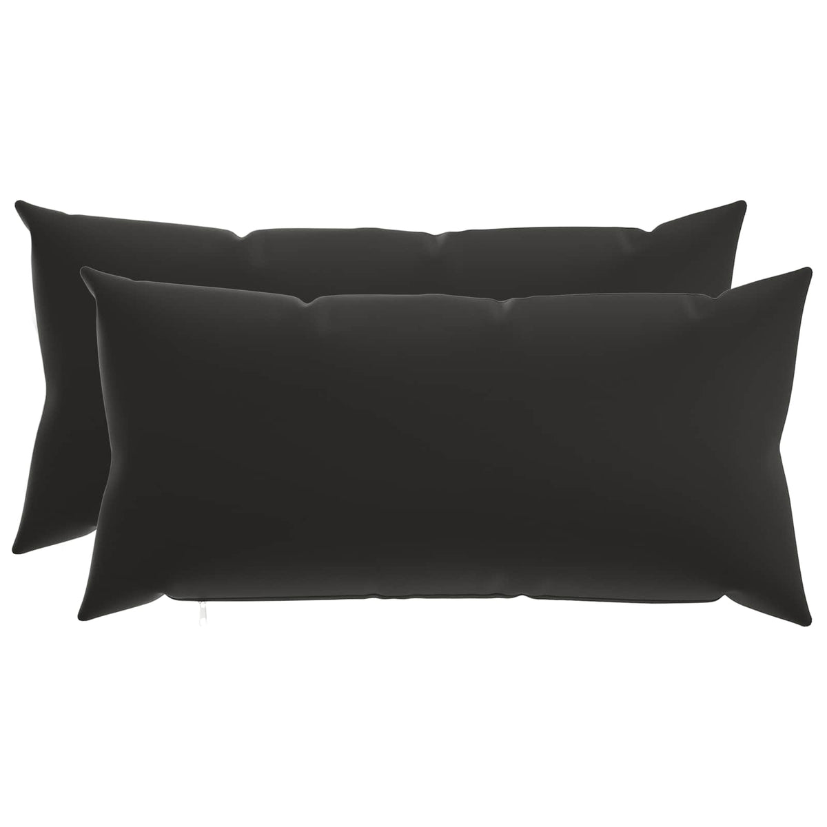 Cushion with Pillow HEERLEN 2 pcs Black Polyester