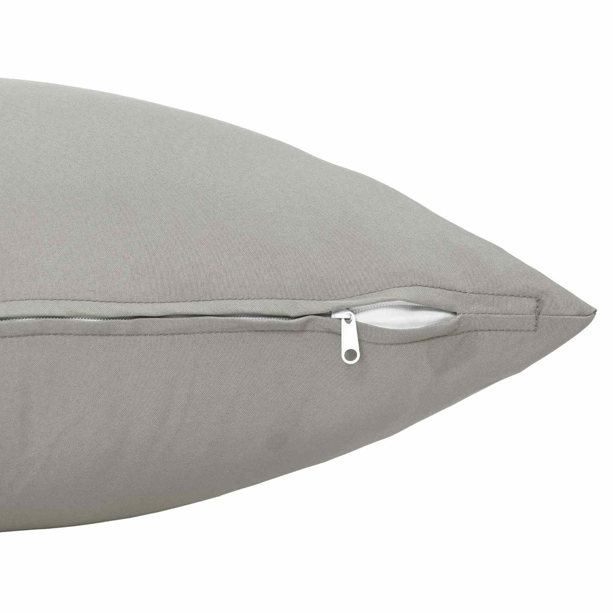 Cushion with Pillow HEERLEN 2 pcs Grey Polyester