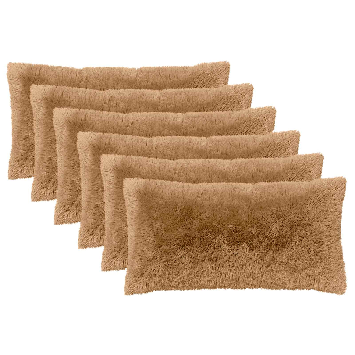 Cushion with Pillow HEERLEN 2 pcs Taupe PV Fleece