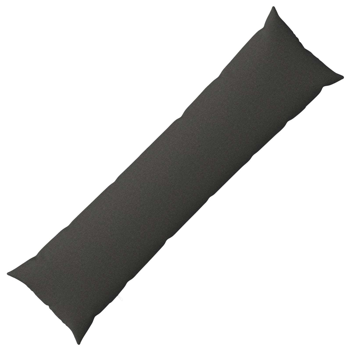 Cushion with Pillow HEERLEN Dark Grey 40 x 145 cm Fabric