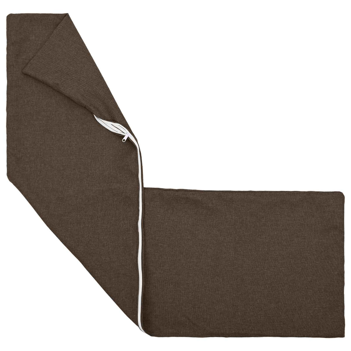Cushion with Pillow HEERLEN Taupe 40 x 145 cm Fabric