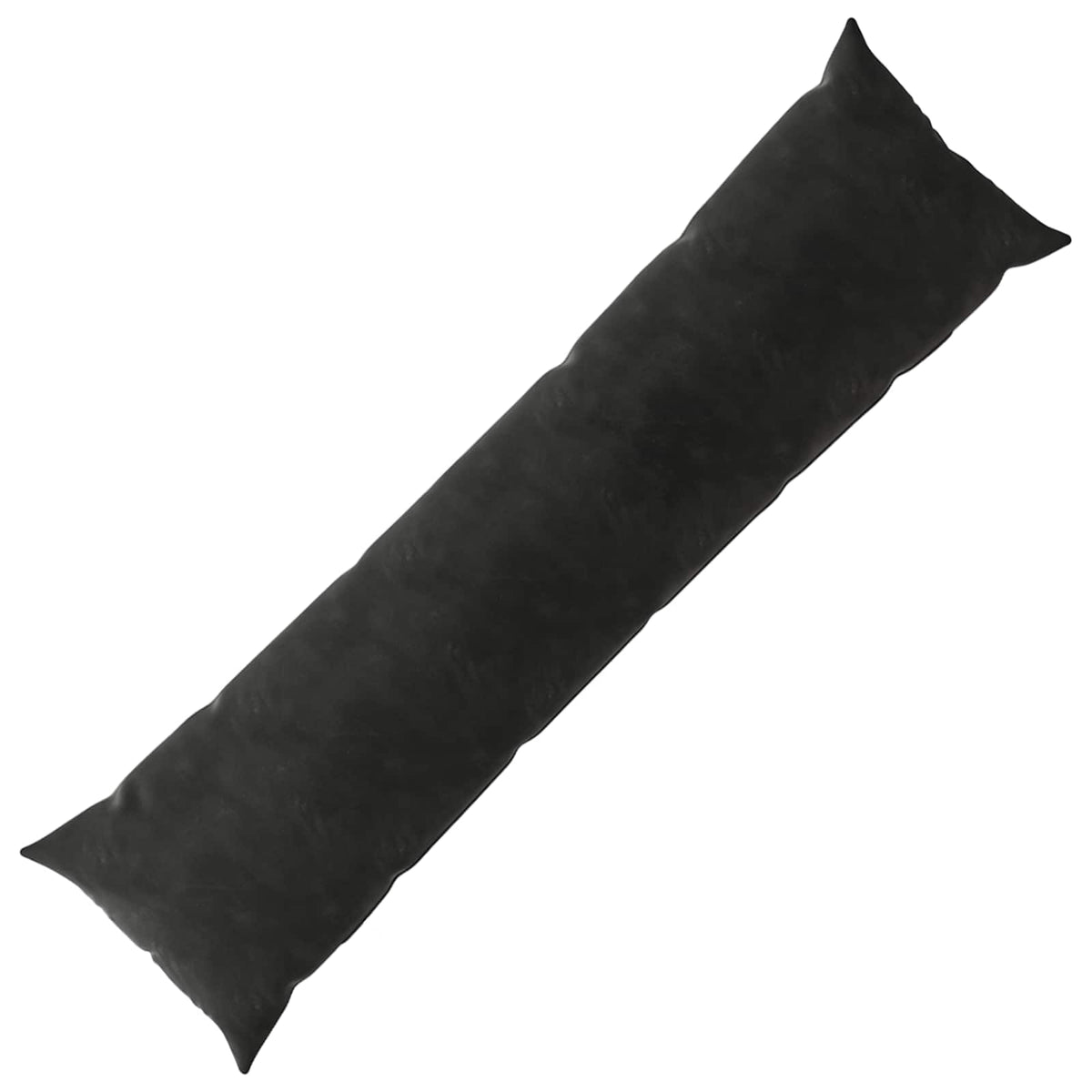 Cushion with Pillow HEERLEN Black 40 x 145 cm Velvet