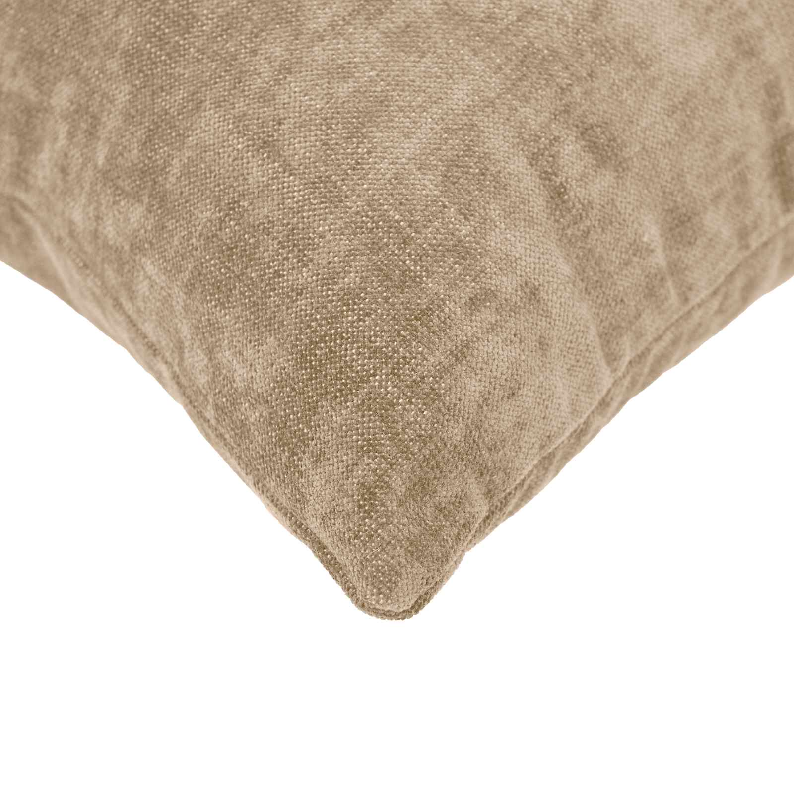 Cushion HEERLEN Taupe 40 x 145 cm Chenille Fabric