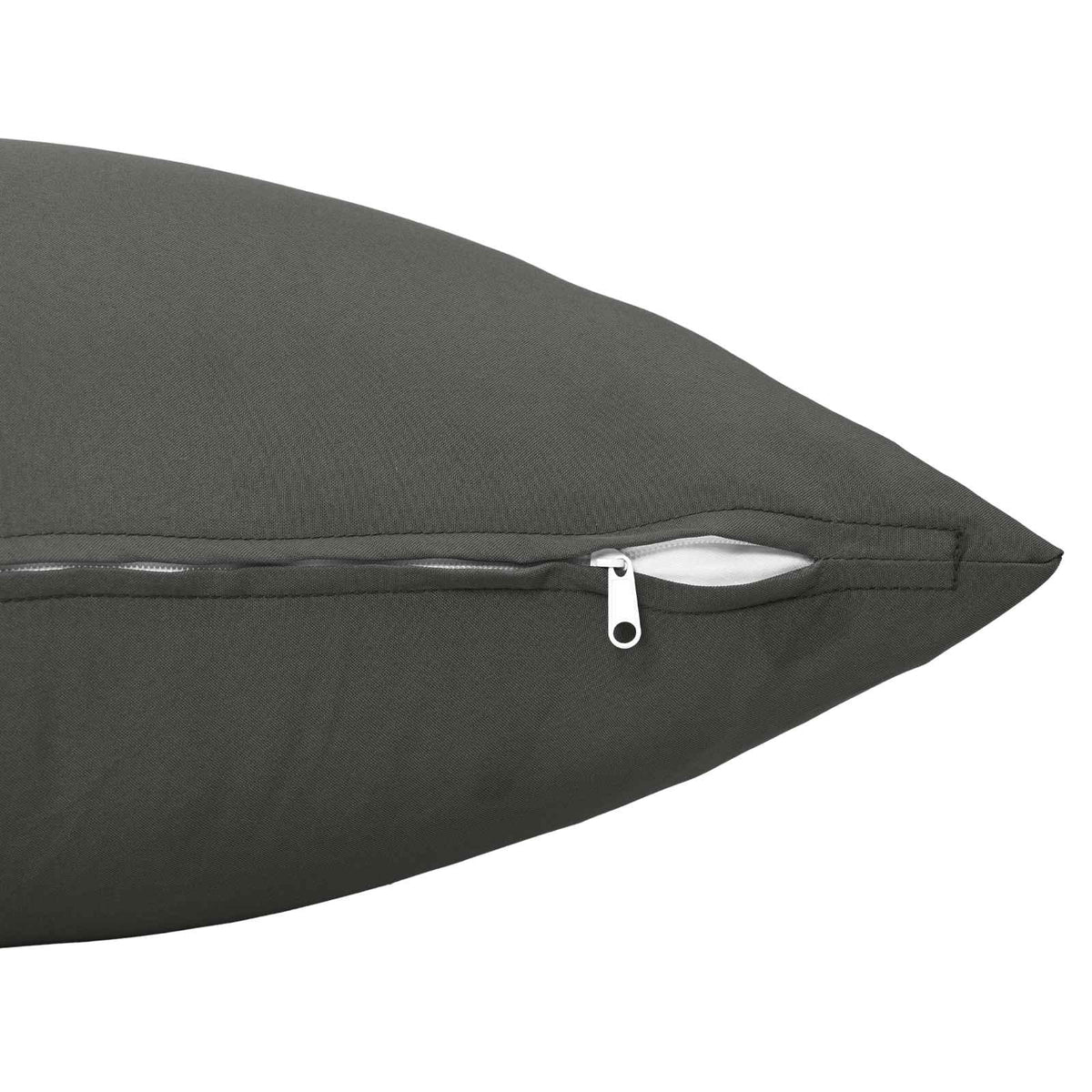 Cushion with Pillow HEERLEN 2 pcs Anthracite Polyester