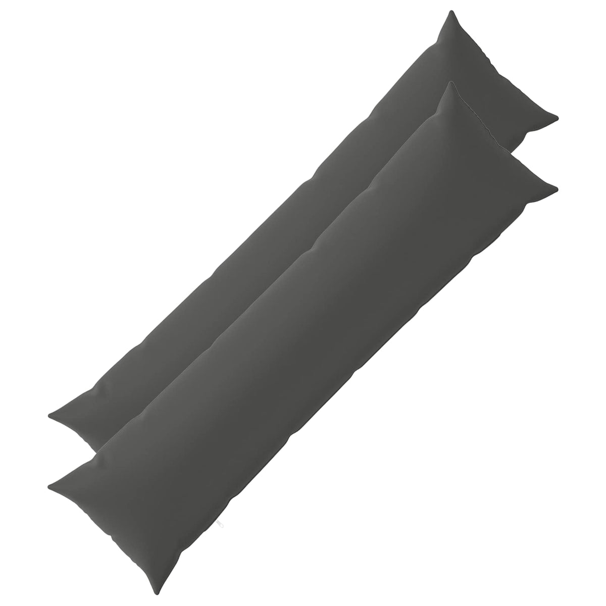Cushion with Pillow HEERLEN 2 pcs Anthracite Polyester