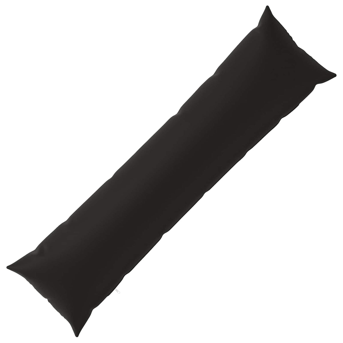 Cushion with Pillow HEERLEN Black 40 x 145 cm Polyester
