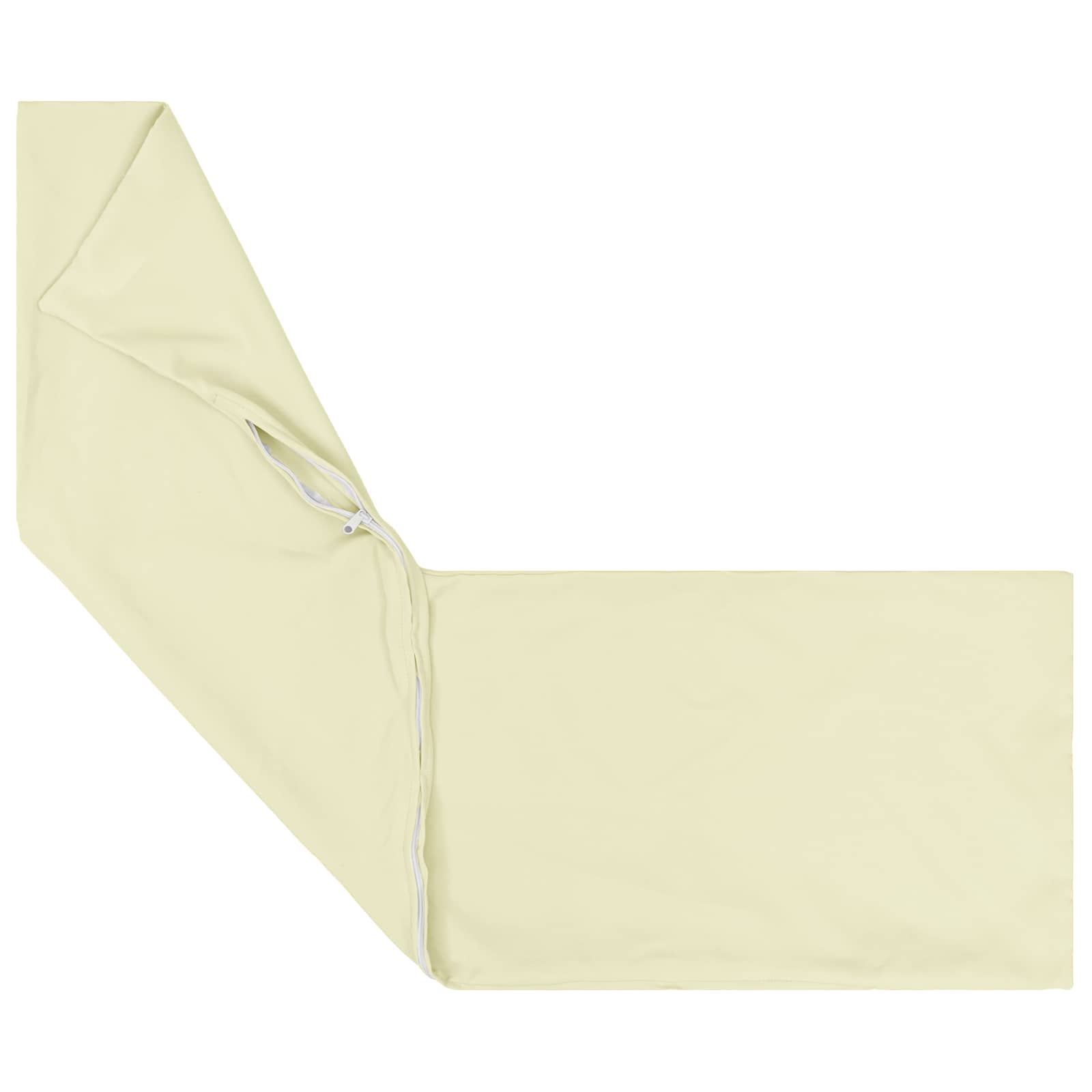 Cushion with Pillow HEERLEN Cream 40 x 145 cm Polyester