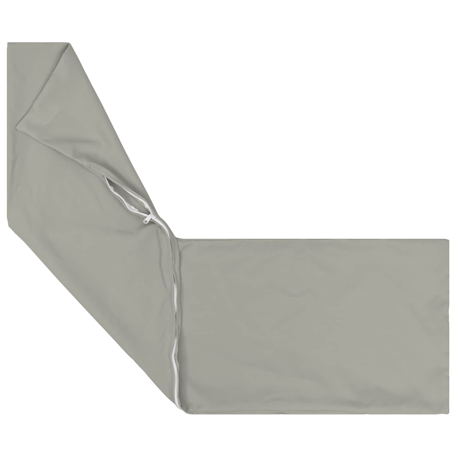 Cushion with Pillow HEERLEN 2 pcs Grey Polyester