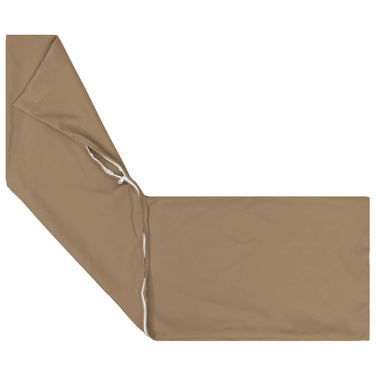 Cushion with Pillow HEERLEN Taupe 40 x 145 cm Polyester