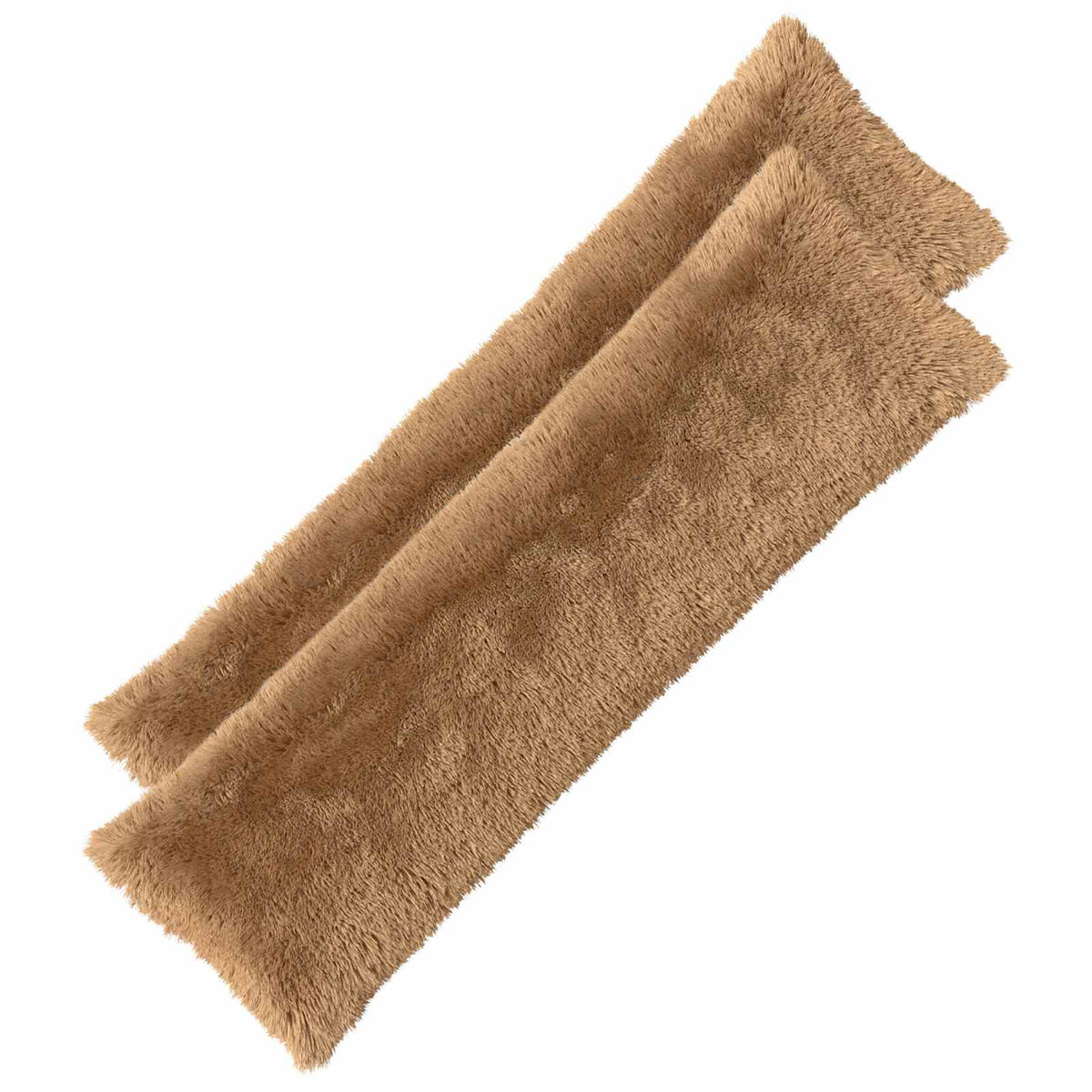 Cushion with Pillow HEERLEN Taupe 40 x 145 cm PV Fleece