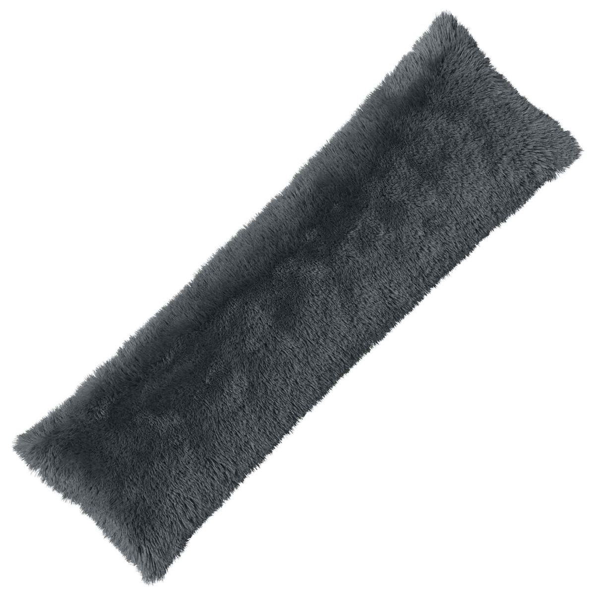 Cushion with Pillow HEERLEN Anthracite 40 x 145 cm PV Fleece