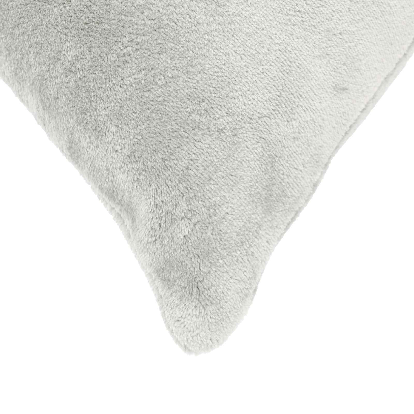 Throw Pillow HEERLEN Light Grey 40 x 145 cm Flannel