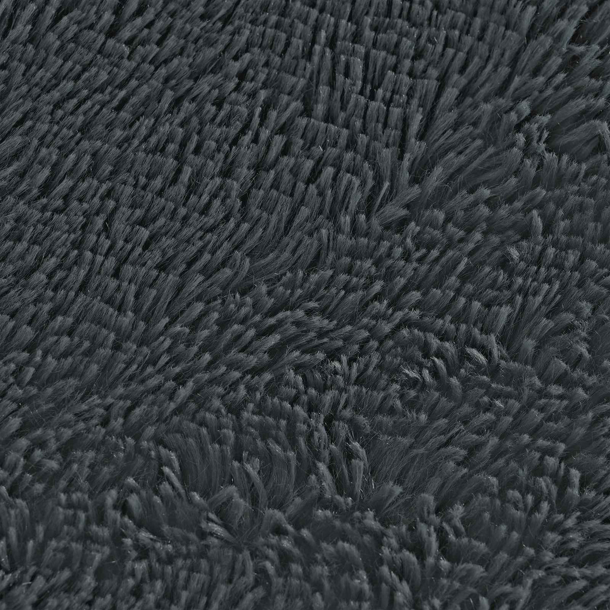 Cushion with Pillow HEERLEN 6 pcs Anthracite PV Fleece