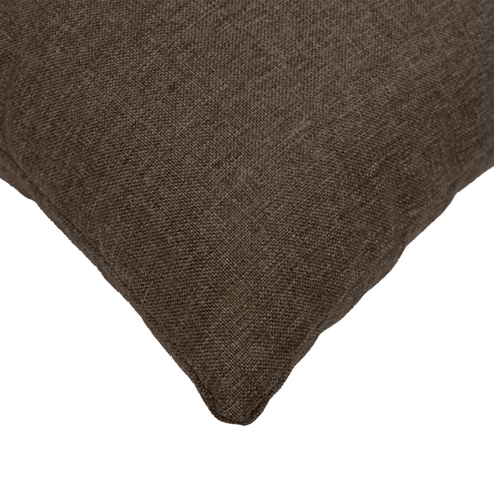 Cushion with Pillow HEERLEN 6 pcs Taupe Fabric