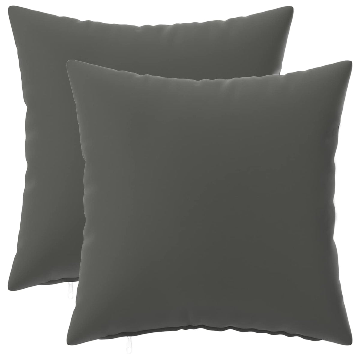 Cushion with Pillow HEERLEN 2 pcs Anthracite Polyester