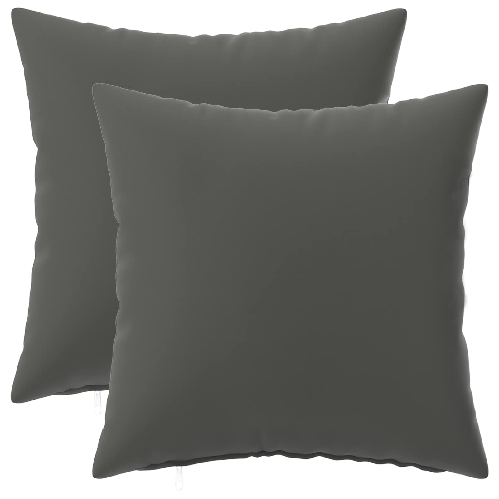 Cushion with Pillow HEERLEN 2 pcs Anthracite Polyester