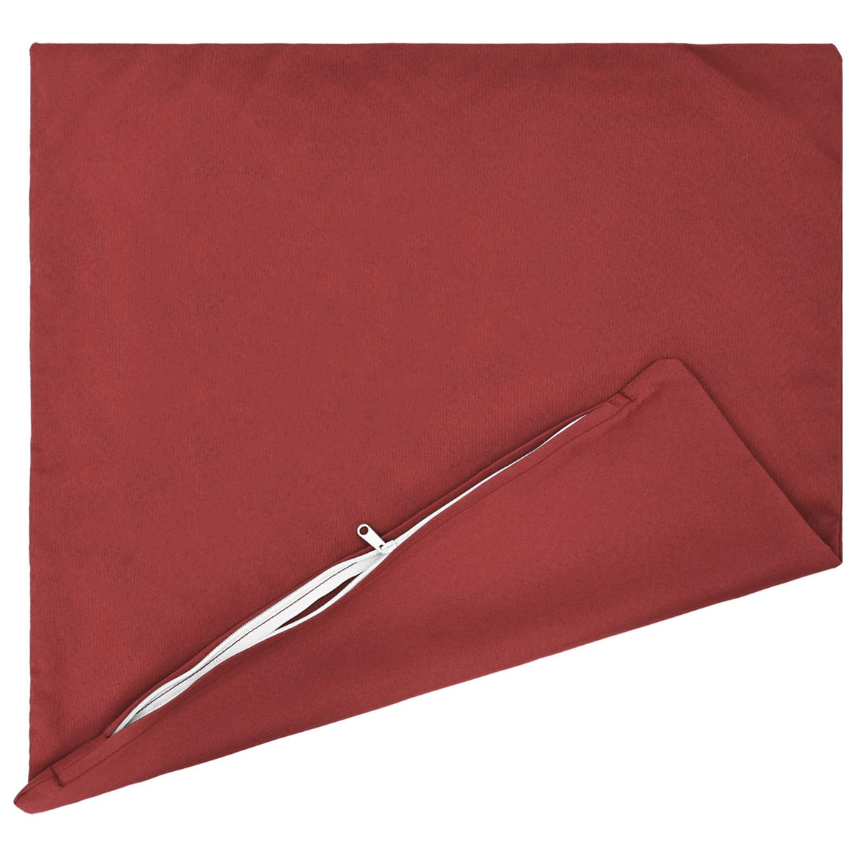Cushion with Pillow HEERLEN 2 pcs Wine Red Polyester