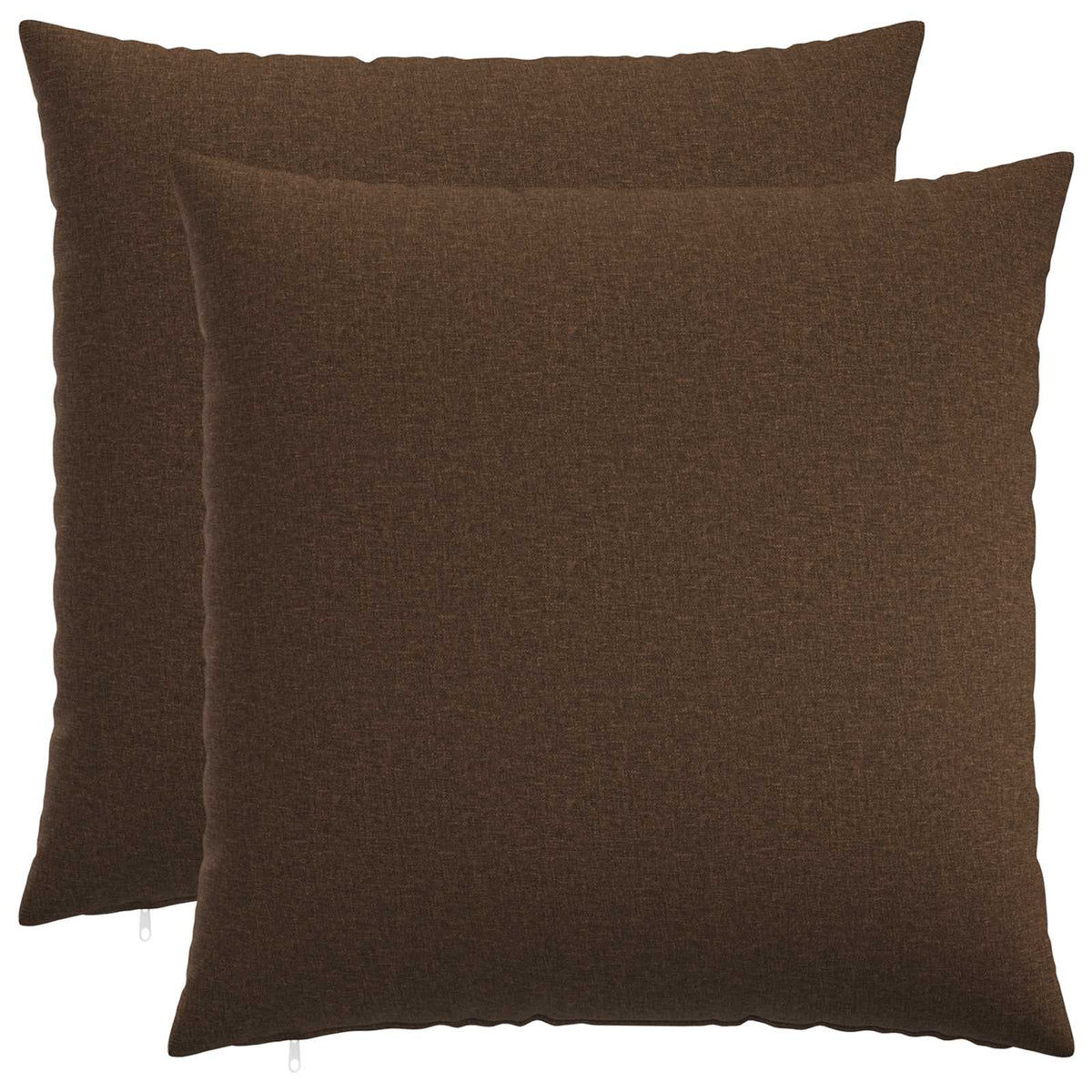Throw Pillow 2 pcs HEERLEN Brown 60 x 60 cm Fabric