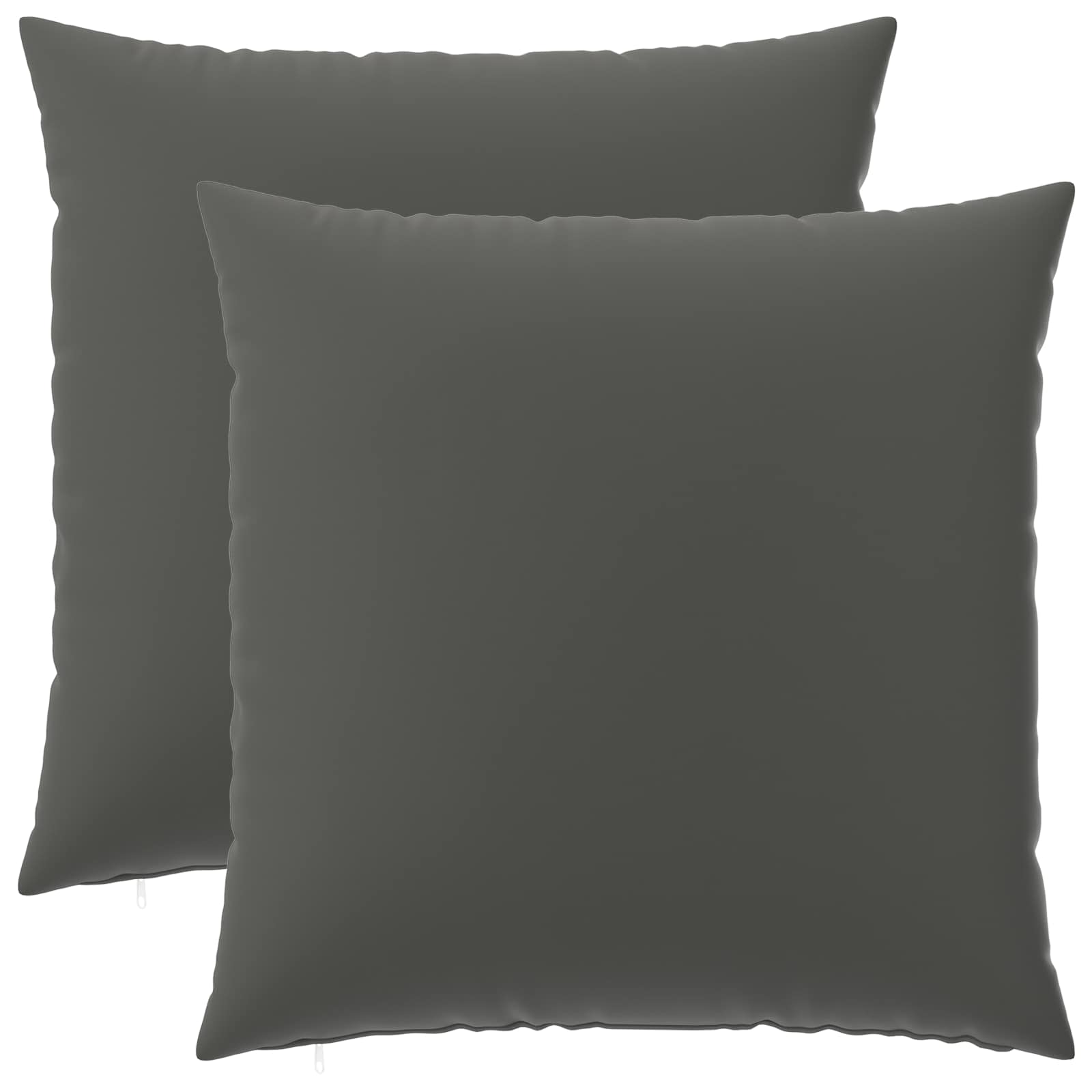 Cushion with Pillow HEERLEN 2 pcs Anthracite Polyester