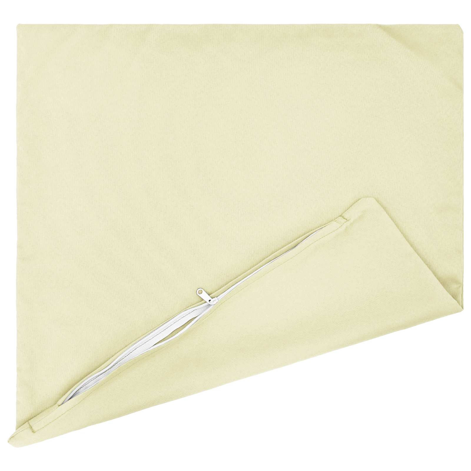 Cushion with Pillow HEERLEN 2 pcs Cream Polyester