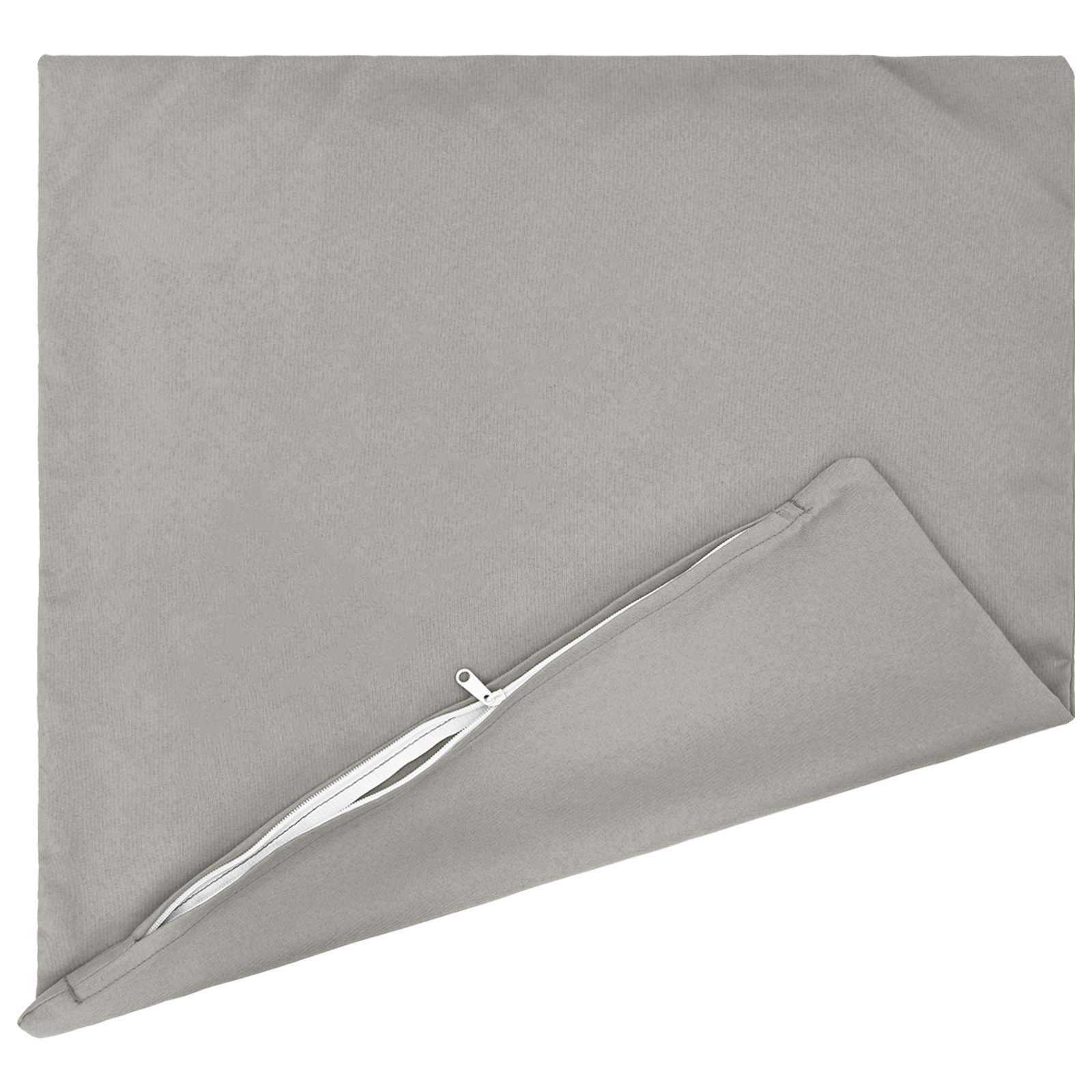Cushion with Pillow HEERLEN 2 pcs Grey Polyester