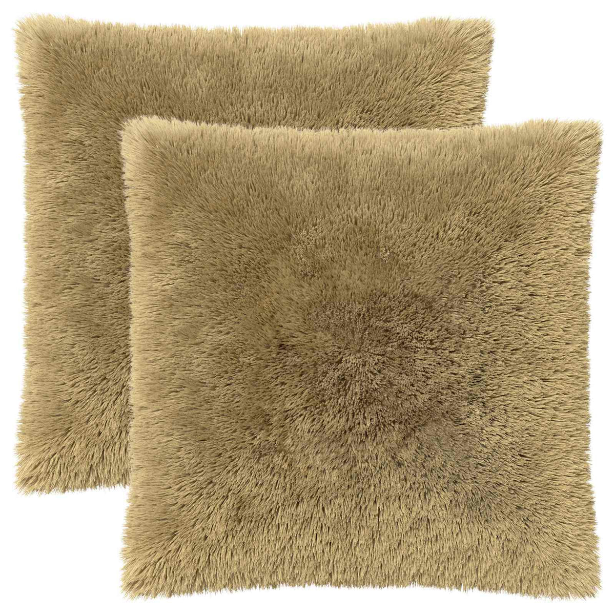 Cushion with Pillow HEERLEN 2 pcs Light Grey PV Fleece