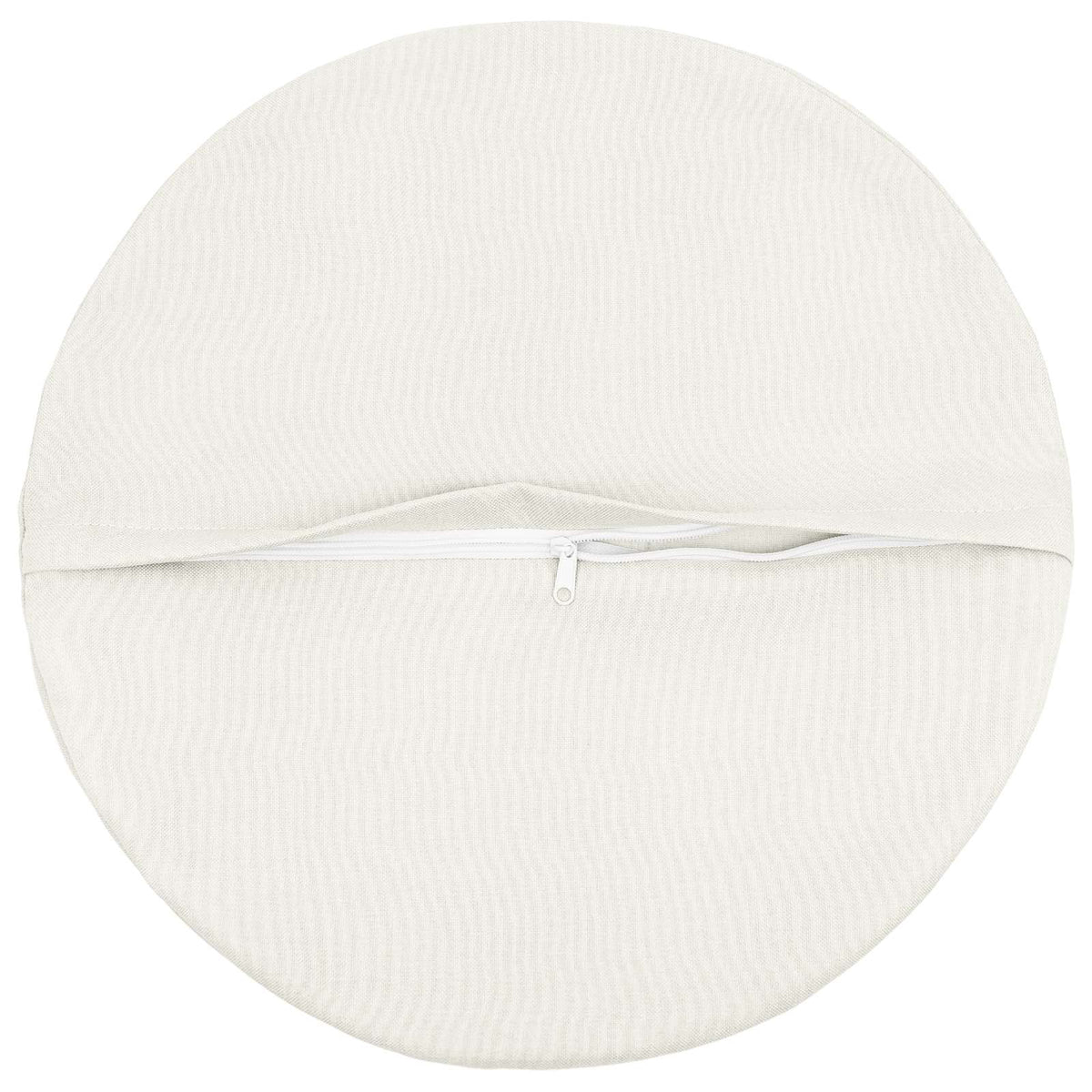 Cushion with Pillow HEERLEN 6 pcs White Fabric