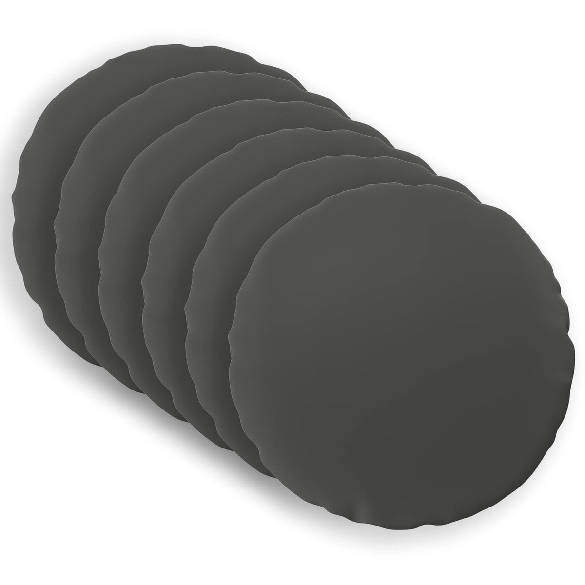 Cushion with Pillow HEERLEN 6 pcs Anthracite Polyester