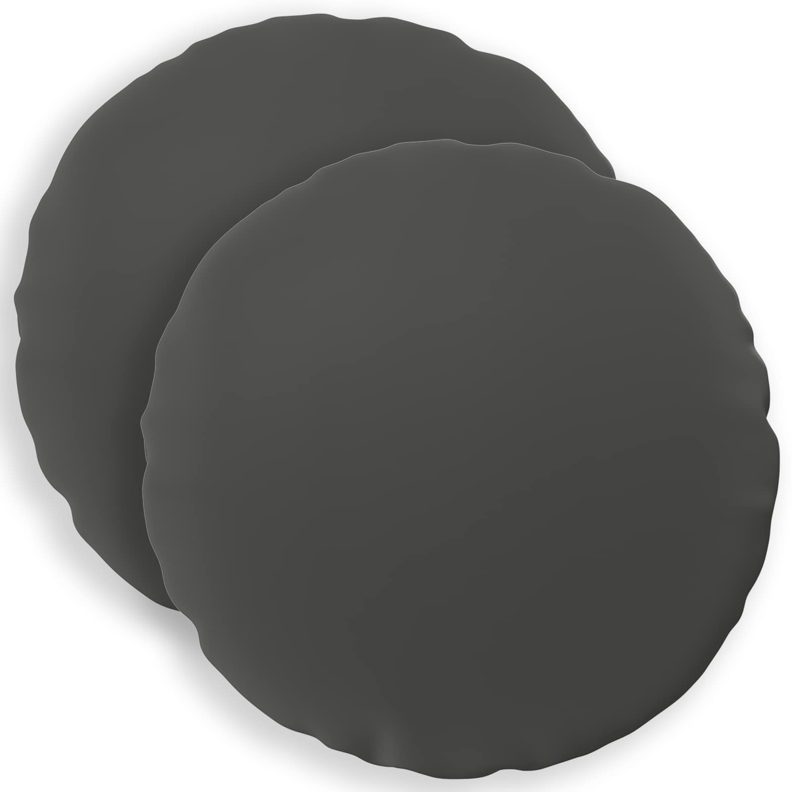 Cushion with Pillow HEERLEN 2 pcs Anthracite Polyester